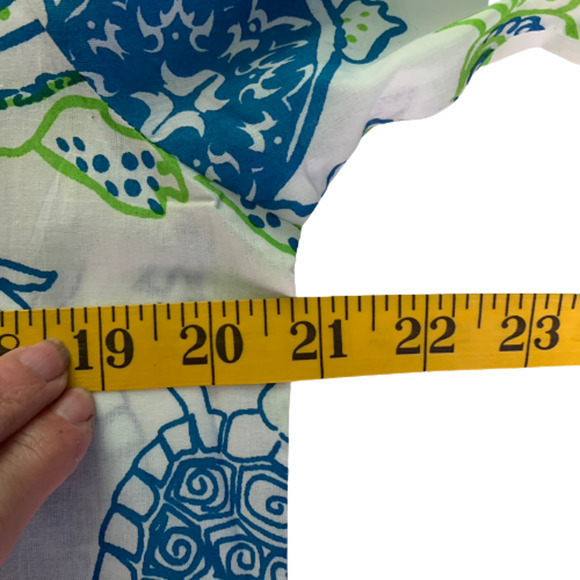 GRETCHEN‎ SCOTT Blue & Green Turtle Print Cotton Tunic Dress - NWT - Picture 13 of 13